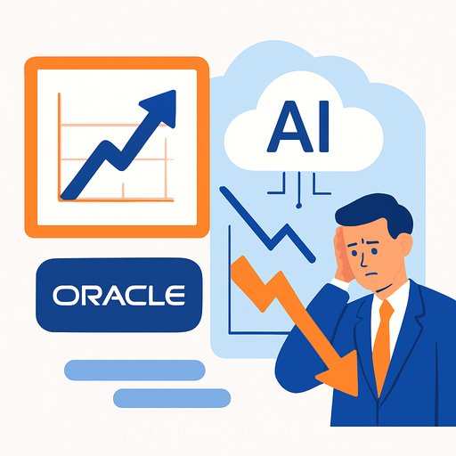 Oracle beats revenue forecasts but stock falls as AI cloud buildout costs weigh on investors