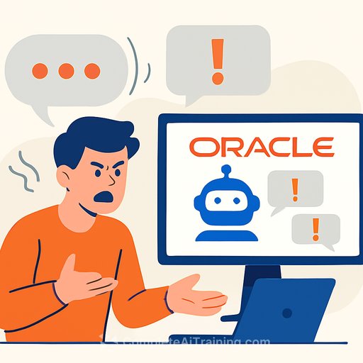 Oracle's AI support portal backfires, leaving customers fuming
