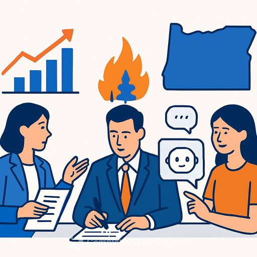 Oregon lawmakers race to close transportation funding gaps, stabilize wildfire insurance, and set AI chatbot protections for kids in a 35-day session