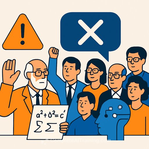 Over 150 mathematicians sign declaration warning governments not to believe AI hype