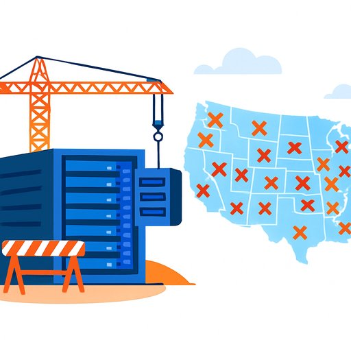 Over 500 US jurisdictions block data center construction, threatening AI race with China