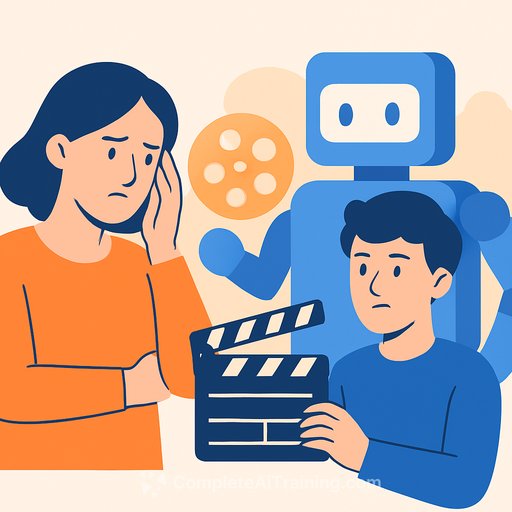 Parent sending child to film school grapples with fear that AI will displace creative jobs