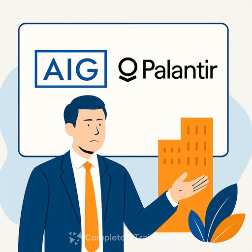 Peter Zaffino to leave AIG board for Palantir financial services role