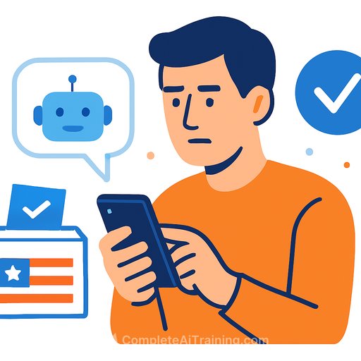 Pew Survey Finds 8% of US Adults Use AI Chatbots for Election Information