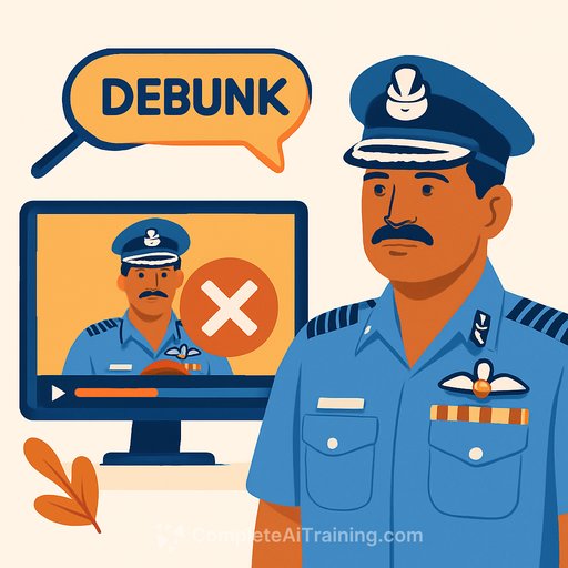 PIB Fact Check Debunks Deepfake of Air Chief Marshal Amarpreet Singh