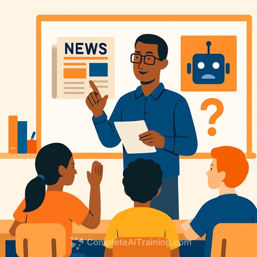 Pittsburgh Schools Teach News Literacy to Counter AI Misinformation