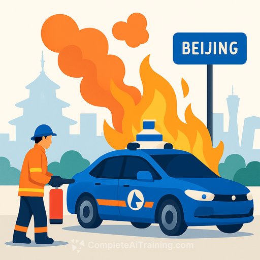 Pony.ai Robotaxi Fire Sparks Beijing Suspension and Raises Safety Concerns for Autonomous Vehicles