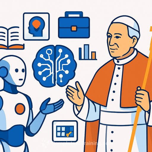 Pope Leo XIV calls for human oversight of AI in education, work and data use