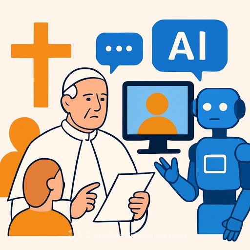 Pope Leo XIV urges Catholic media to put truth, human connection, and the vulnerable first as AI rises