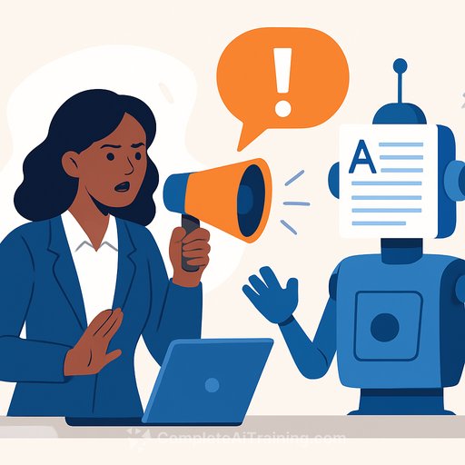 PR pros warn clients that AI-generated media responses undermine expert credibility