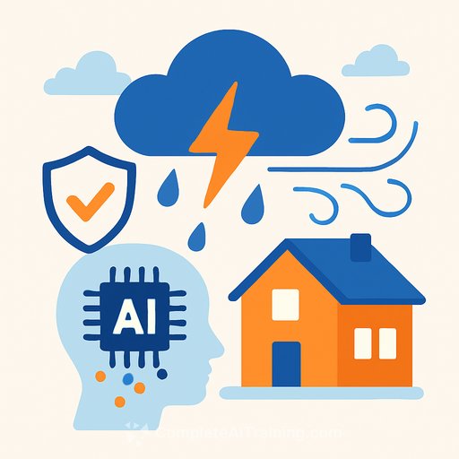 Predict the storm, prevent the claim: AI makes home insurance proactive against extreme weather