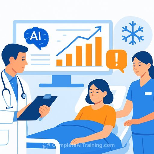 Predictive AI helps NHS preempt winter A&E surges and relieve staffing strain