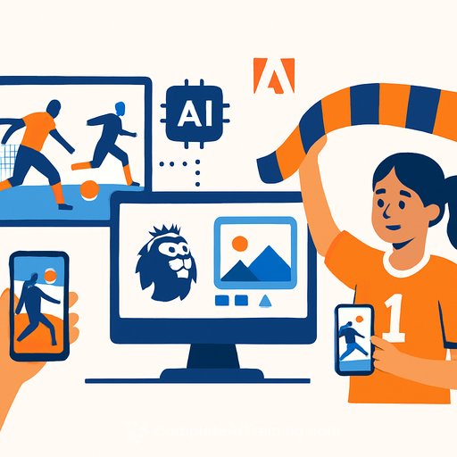 Premier League and Adobe AI Team Up to Let Fans Personalize Their Experience and Get Creative