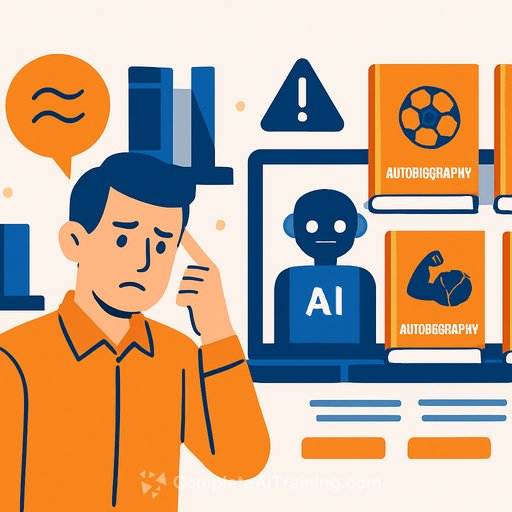 Publishers Sound Alarm Over AI-Generated Sports Autobiographies Flooding Online Market