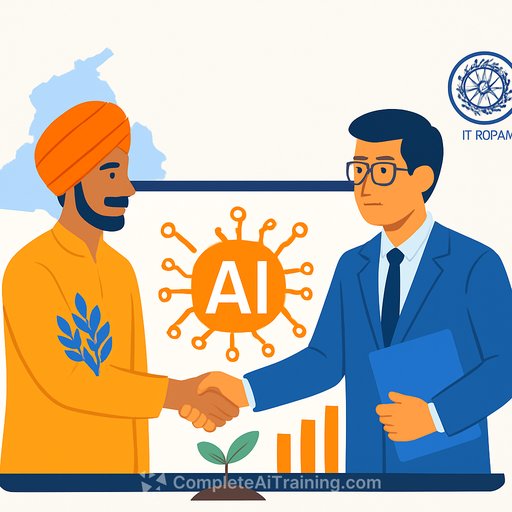 Punjab and IIT Ropar team up on farmer-first AI to boost yields, resilience, and incomes