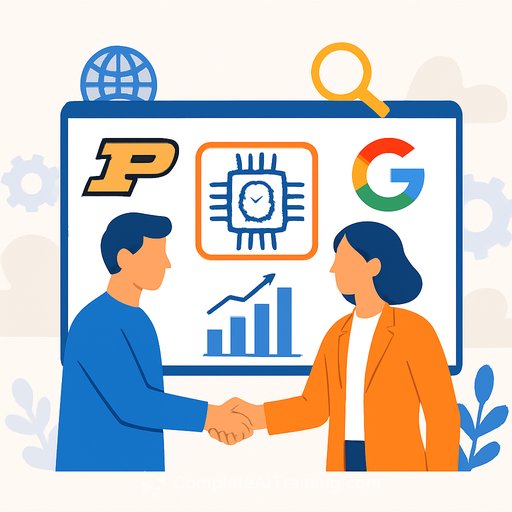 Purdue and Google join forces on AI research, ethics, and talent development