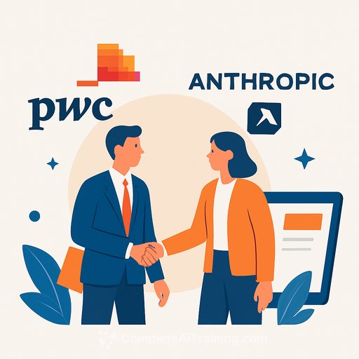PwC expands Anthropic partnership to train 30,000 U.S. staff on Claude