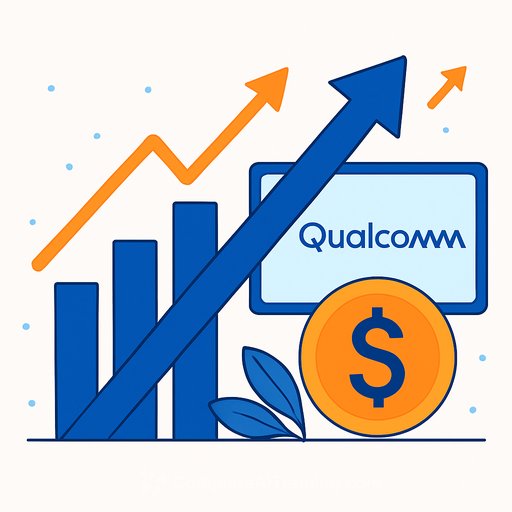 Qualcomm stock jumps as company raises non-handset revenue target to $40 billion