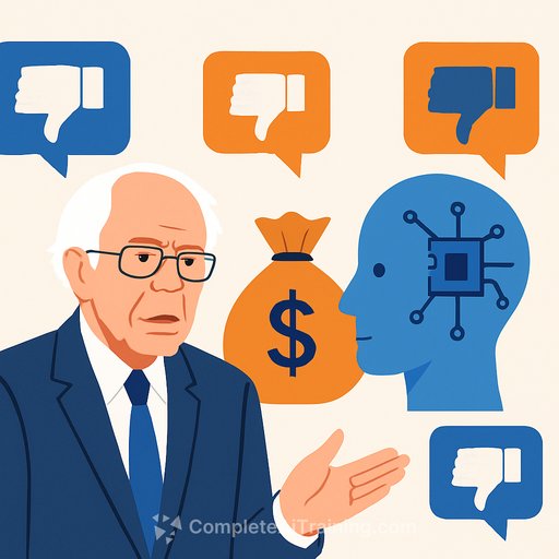 Readers criticize Bernie Sanders's proposal for an A.I. sovereign wealth fund