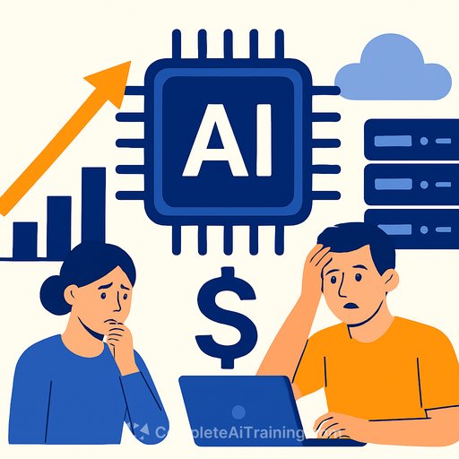 Rising AI infrastructure demand pushes hardware costs beyond reach of early-stage startups