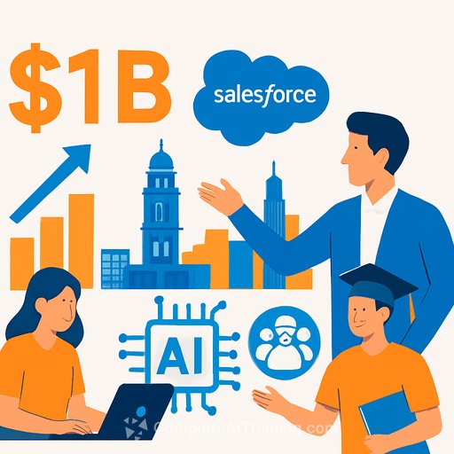 Salesforce Bets $1B on Mexico: AI Expansion, Mexico City Hub, 100,000 Students Trained