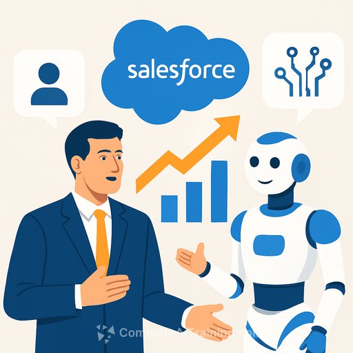 Salesforce CEO says human salespeople remain essential despite AI agent expansion
