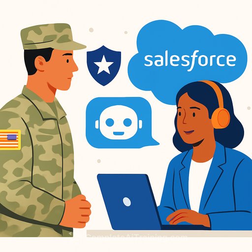 Salesforce deploys Agentforce AI for 24/7 US Army HRC support