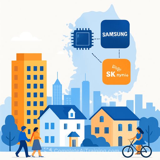 Samsung and SK Hynix semiconductor clusters drive housing demand and urban growth across South Korea