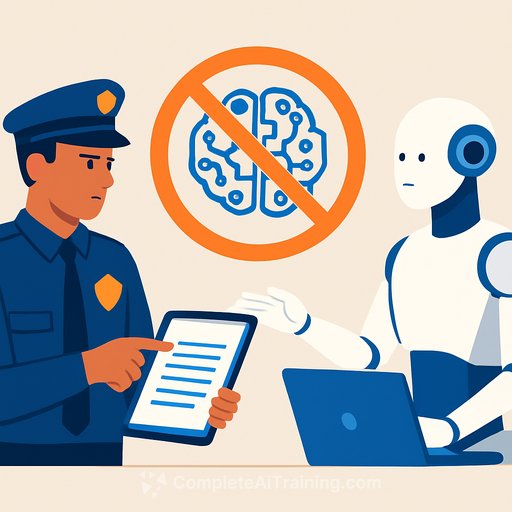 San Diego police ban AI tools from report writing
