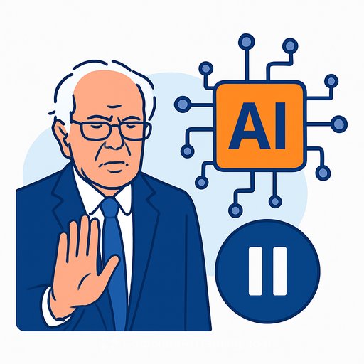 Sanders calls on AI companies to pause development, citing loss of control