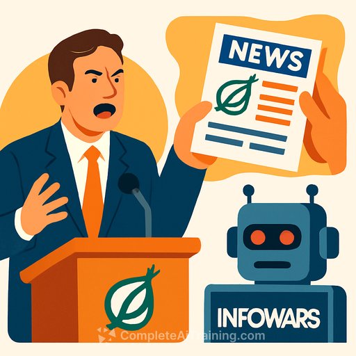 Satire Stays Human: Onion CEO Slams AI, Relaunches Print, Pursues Infowars