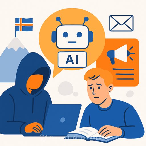 Scammer targets Icelandic authors with AI-generated book promotion offers