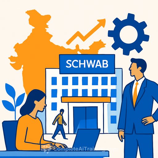 Schwab opens India tech hub with plans for 2,000 workers by 2027