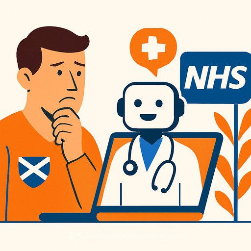 Scots Warned Against Trusting AI for Medical Advice as NHS Branding Emerges as Key to Confidence