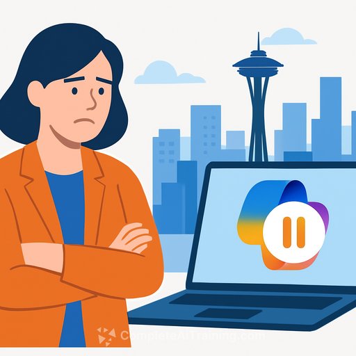 Seattle mayor pauses citywide rollout of Microsoft Copilot for city employees
