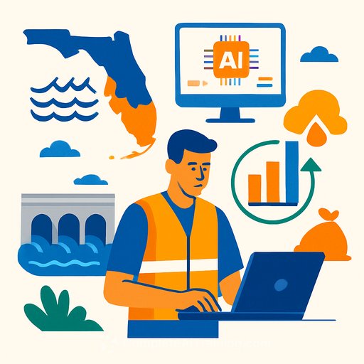 Seconds, Not Hours: AI Flood Model Guides Florida Flood Control and Long-Term Planning