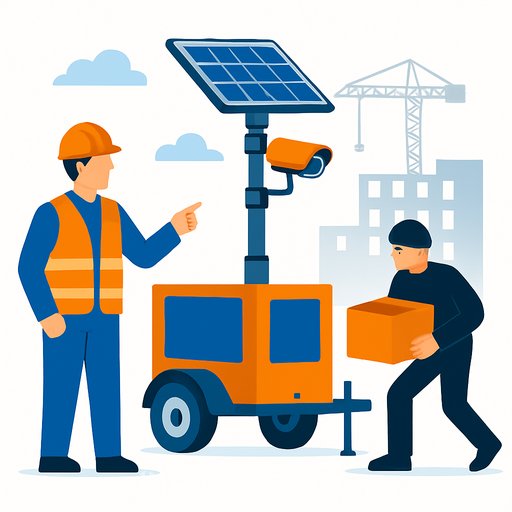 Sentry AI deploys 100th SolarGuard mobile security unit, stopping theft at construction sites