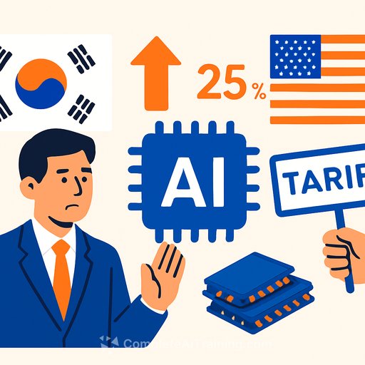 Seoul seeks favorable terms as US slaps 25% tariffs on AI chips; memory makers spared for now