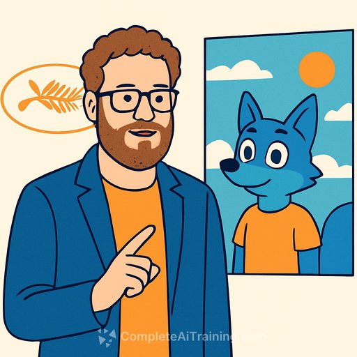 Seth Rogen says writers who rely on AI "shouldn't be a writer" while promoting hand-drawn animated film at Cannes