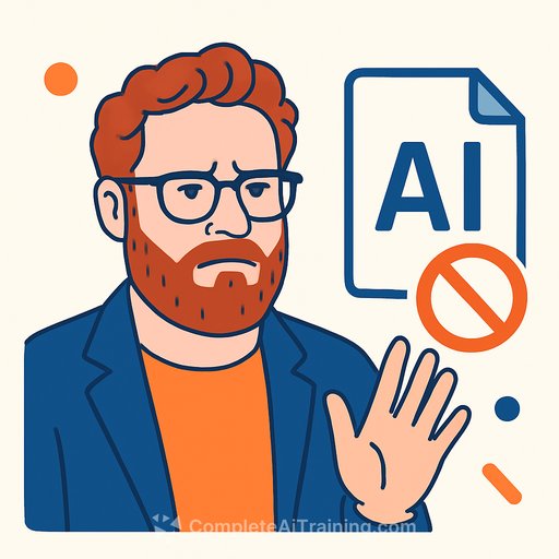 Seth Rogen says writers who use AI "shouldn't be a writer"