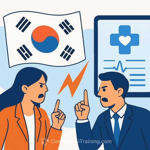 Sharp disagreements emerge as South Korea unveils digital healthcare legislation
