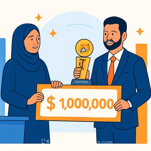 Sheikha Latifa bint Mohammed honours Zoubeir Jlassi with $1M AI Film Award for Lily at Dubai's 1 Billion Followers Summit in collaboration with Google Gemini