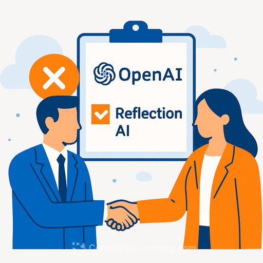 Shinsegae drops OpenAI partnership 11 days after signing to pursue Reflection AI deal