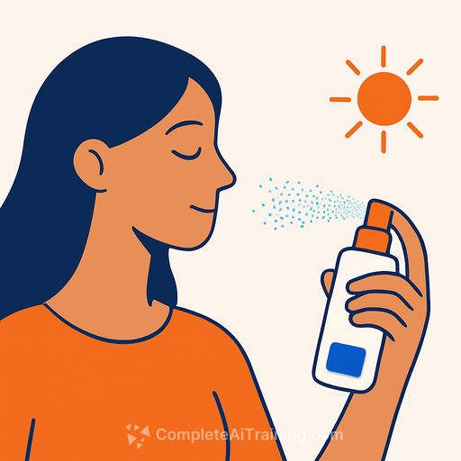 Shiseido uses AI to create a water-light mist SPF you actually want to wear