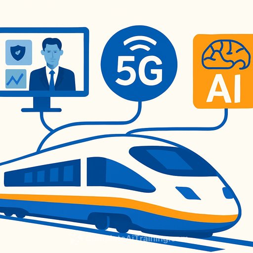 Siemens and Rheinmetall pilot secure AI and 5G remote train operations