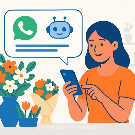 Singapore florist built by non-technical team cuts customer response time from 4 hours to 25 seconds with WhatsApp chatbot