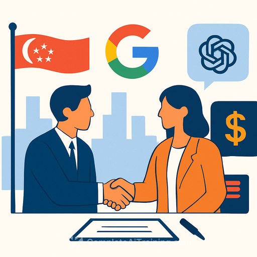 Singapore signs AI deals with Google and OpenAI as ChatGPT-maker commits $234 million and opens first overseas lab