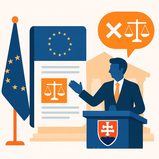 Slovak Government Challenges Accuracy of European Commission Rule of Law Report