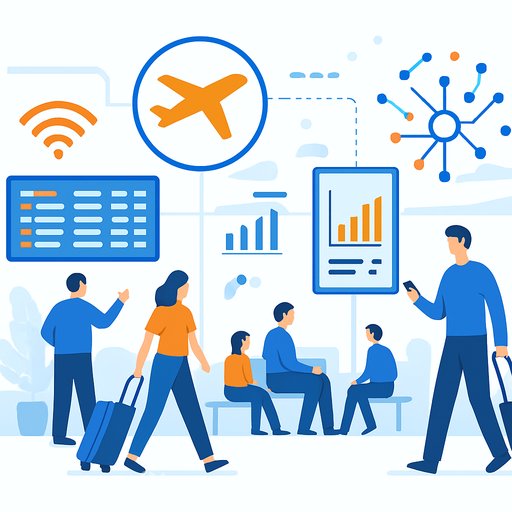 Smart technologies turn chaotic airport terminals into data-driven hubs