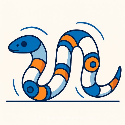 Snake robot uses rolling motion to double travel efficiency on flat ground